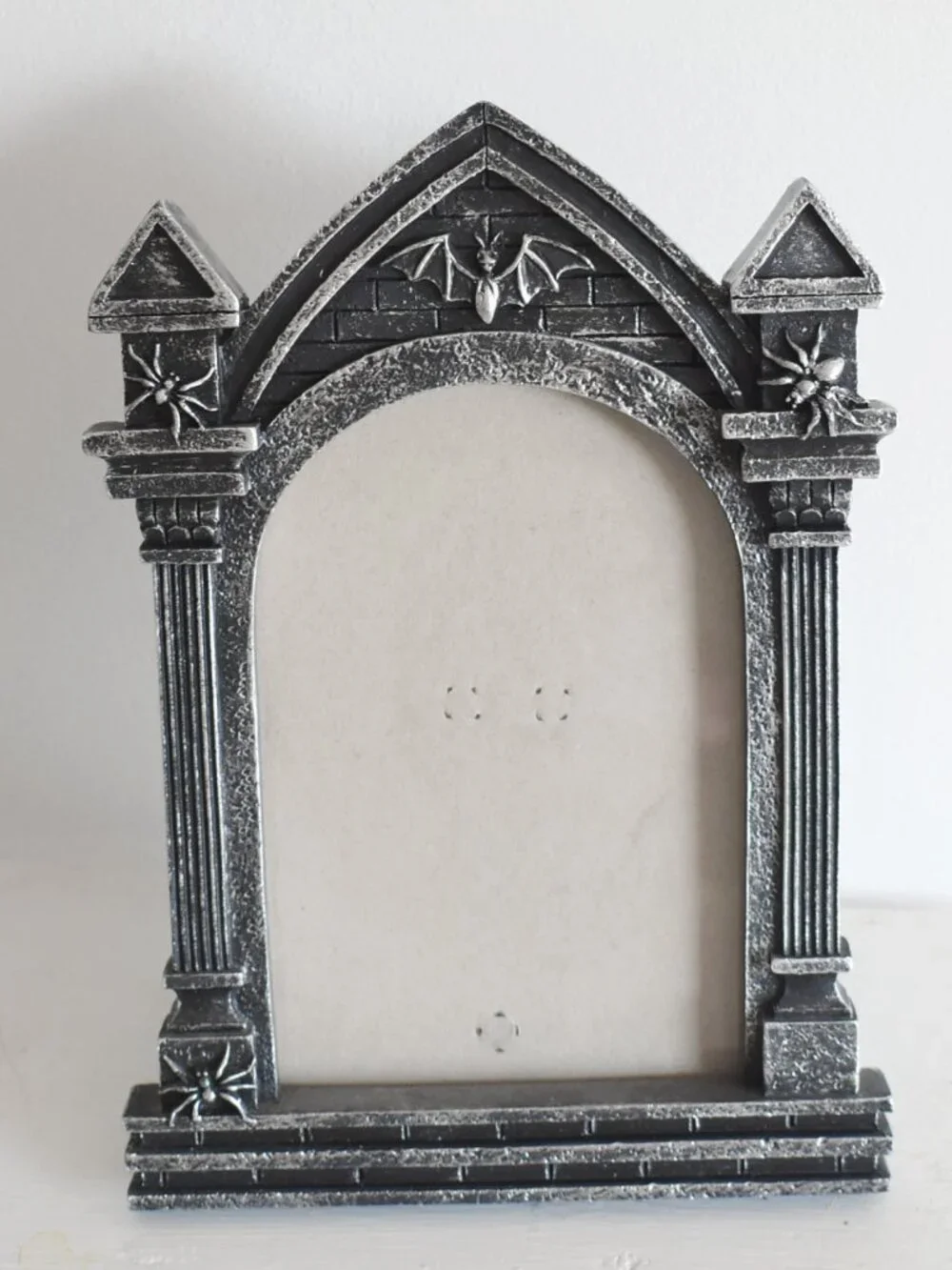 Vampire Bat Spider Spooky Gothic Picture Frame Halloween Decor
